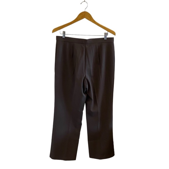 Sag Harbor Stretch Petite Trousers In Brown - Picture 3 of 10